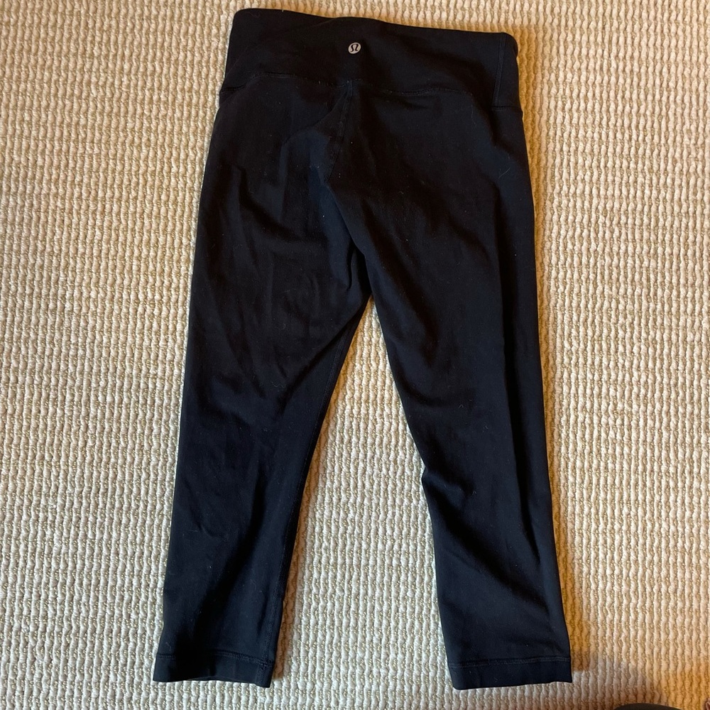 Cropped Lulu black leggings